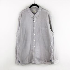 J. CREW Men's Button Down Cotton Shirt Purple